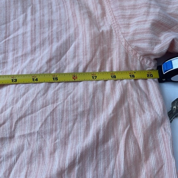 Mens Patagonia Peach Colored Short Sleeve Button-down Shirt Size Small - Picture 5 of 6